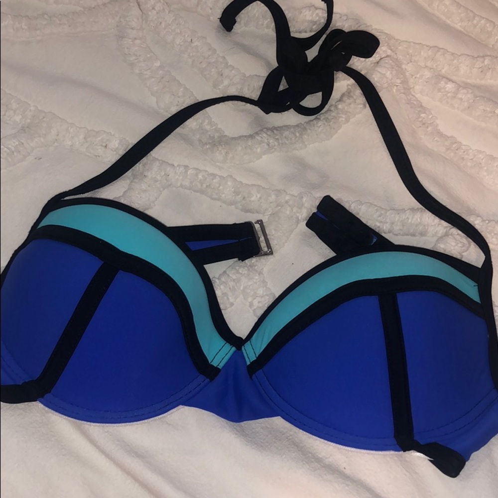 Target Halter Swim Top